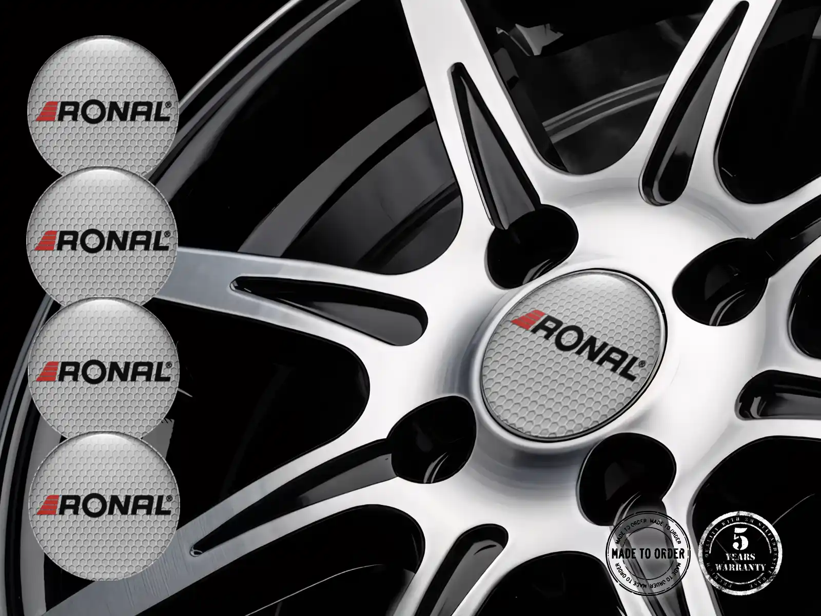 Ronal Radplaketten Ausgabe Premium Autoembleme